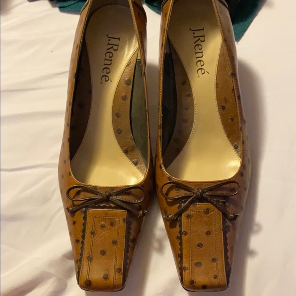 Ostrich heels